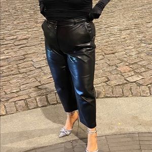 Aritzia Babaton Leather Trousers